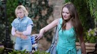 Faith dumps out Lucy's vodka bottle on The Young and the Restless | Image Source: CBS